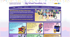 Desktop Screenshot of bigwheelnovelties.com